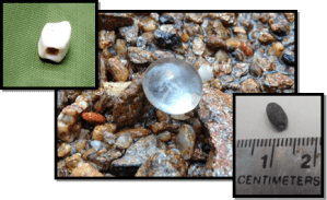 Glass "Jewel" and Beads