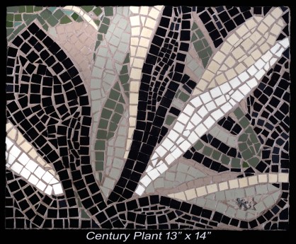 MosaicCenturyPlant-13x14c