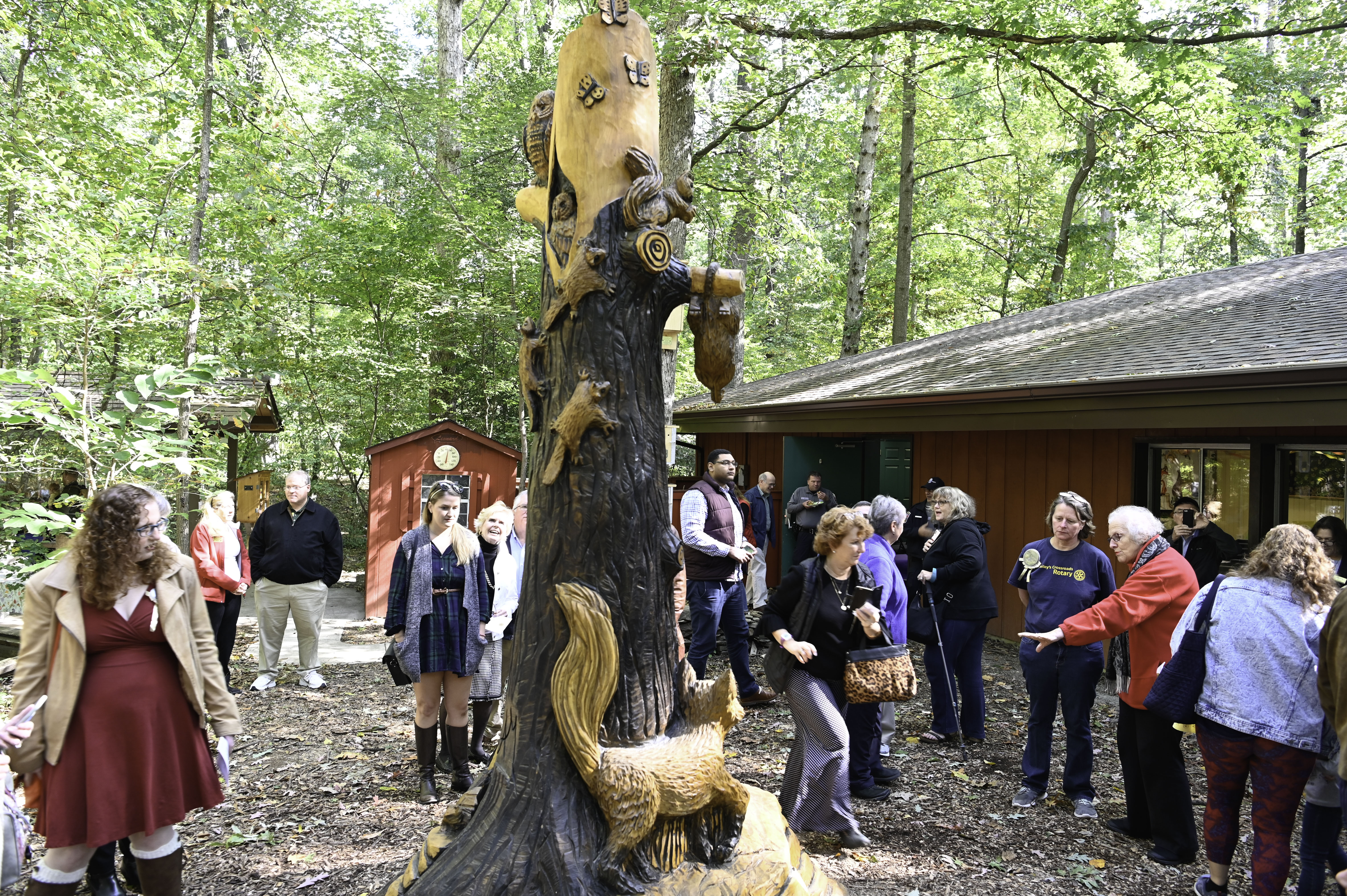 Hidden Oaks Nature Center Preserves 50th Anniversary Carvings